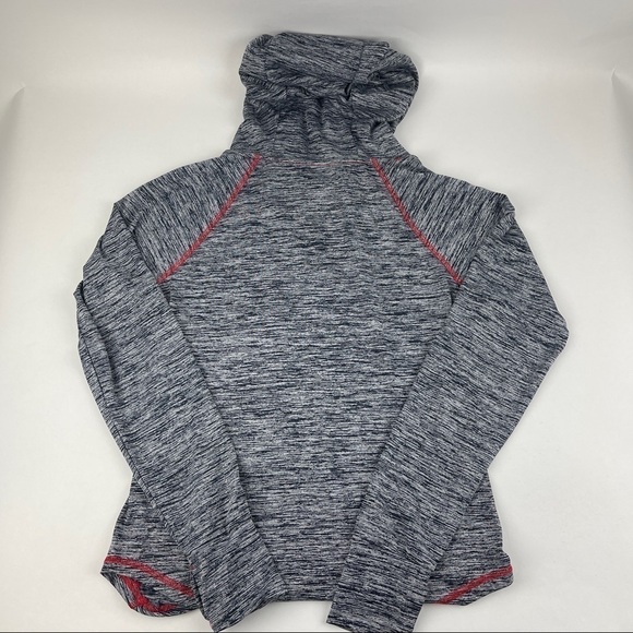 4 Her MLB Hoodie Womens Small Gray Texas Rangers Pocket Drawstring - Picture 6 of 9